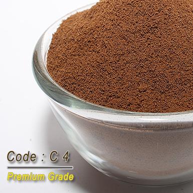 กาแฟสำเร็จรูปผสมอราบิก้า20%, ชนิดคั่วเข้ม (Premium Grade : Code: C4) 